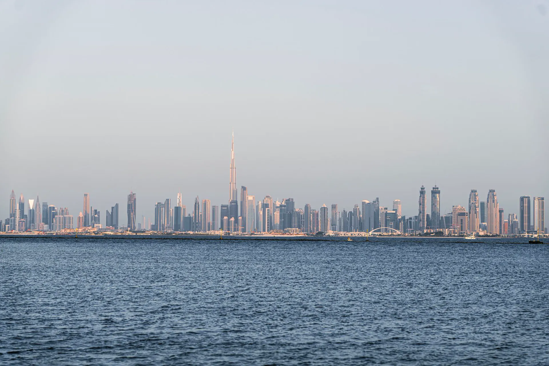 Dubai skyline by day